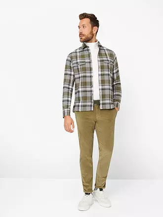 BRAX | Pantalon en velours côtelé FABIO JOG | olive